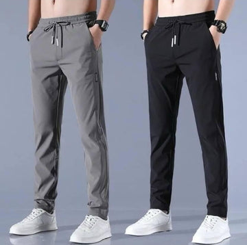 Men Solid  Track Pants ( Pack Of 2 )